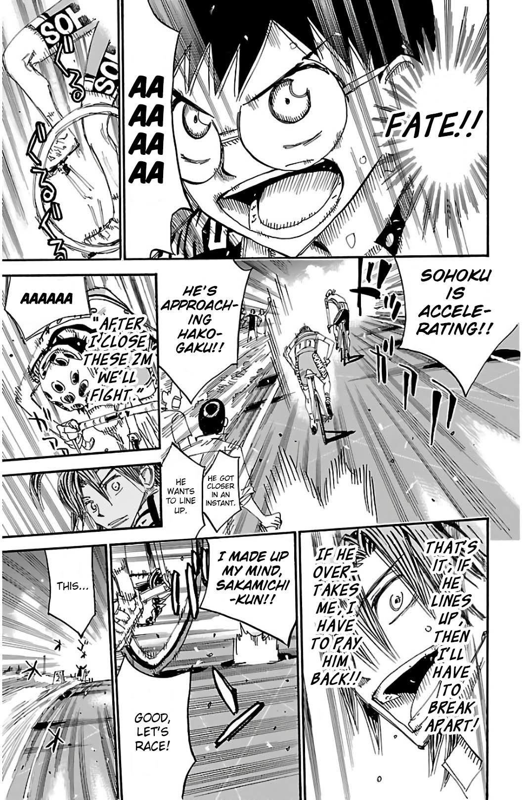 Yowamushi Pedal Chapter 515 page 16 - Chapter 515: The 2m until the Start
