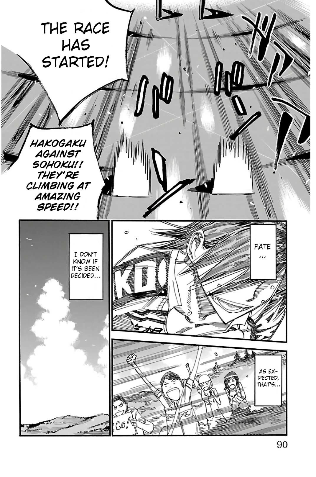 Yowamushi Pedal Chapter 515 page 20 - Chapter 515: The 2m until the Start