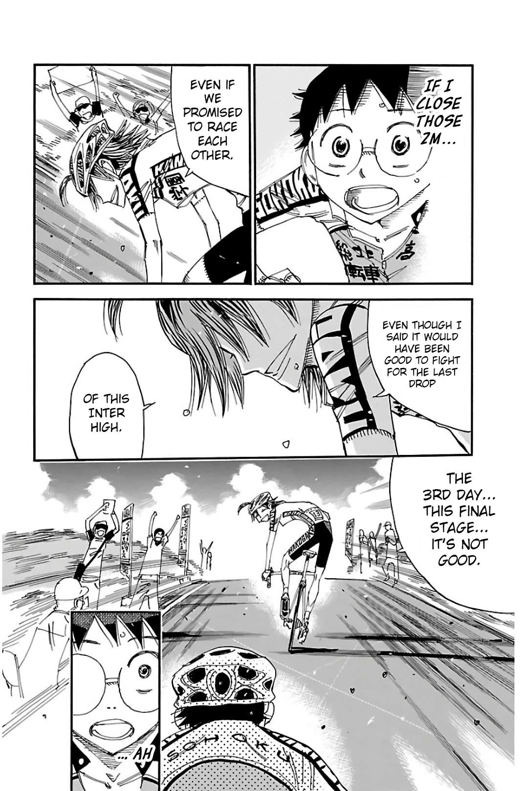 Yowamushi Pedal Chapter 515 page 7 - Chapter 515: The 2m until the Start