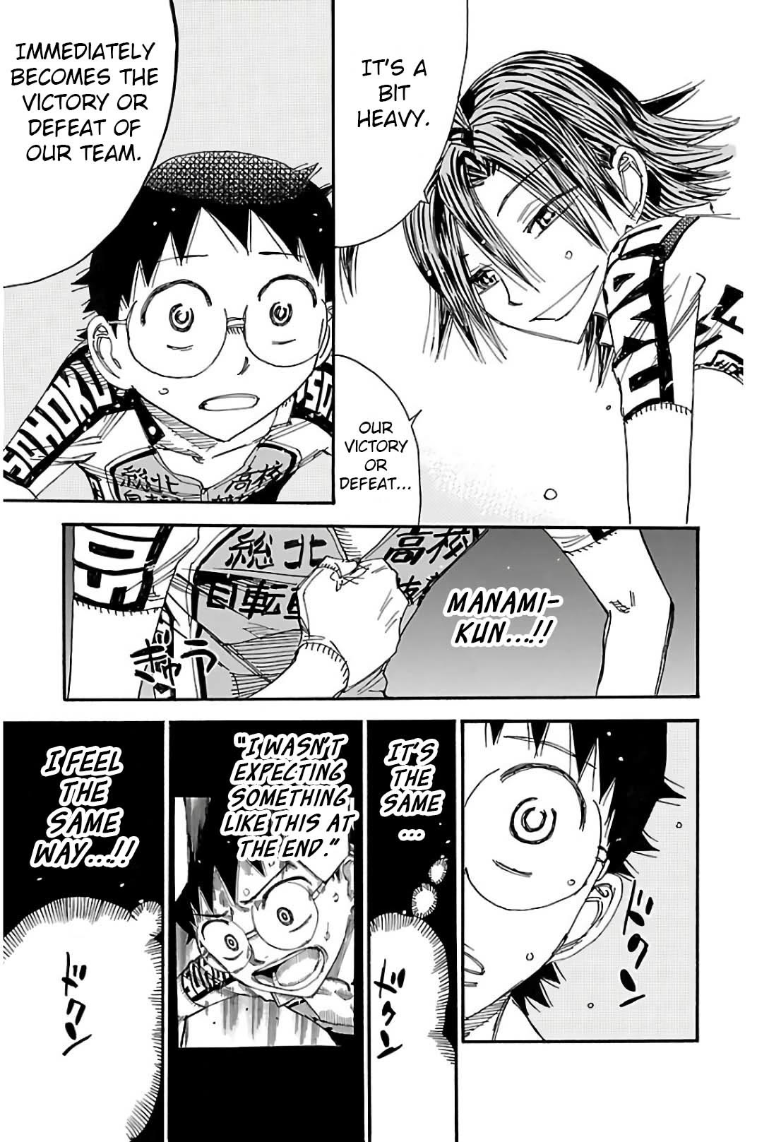 Yowamushi Pedal Chapter 515 page 8 - Chapter 515: The 2m until the Start