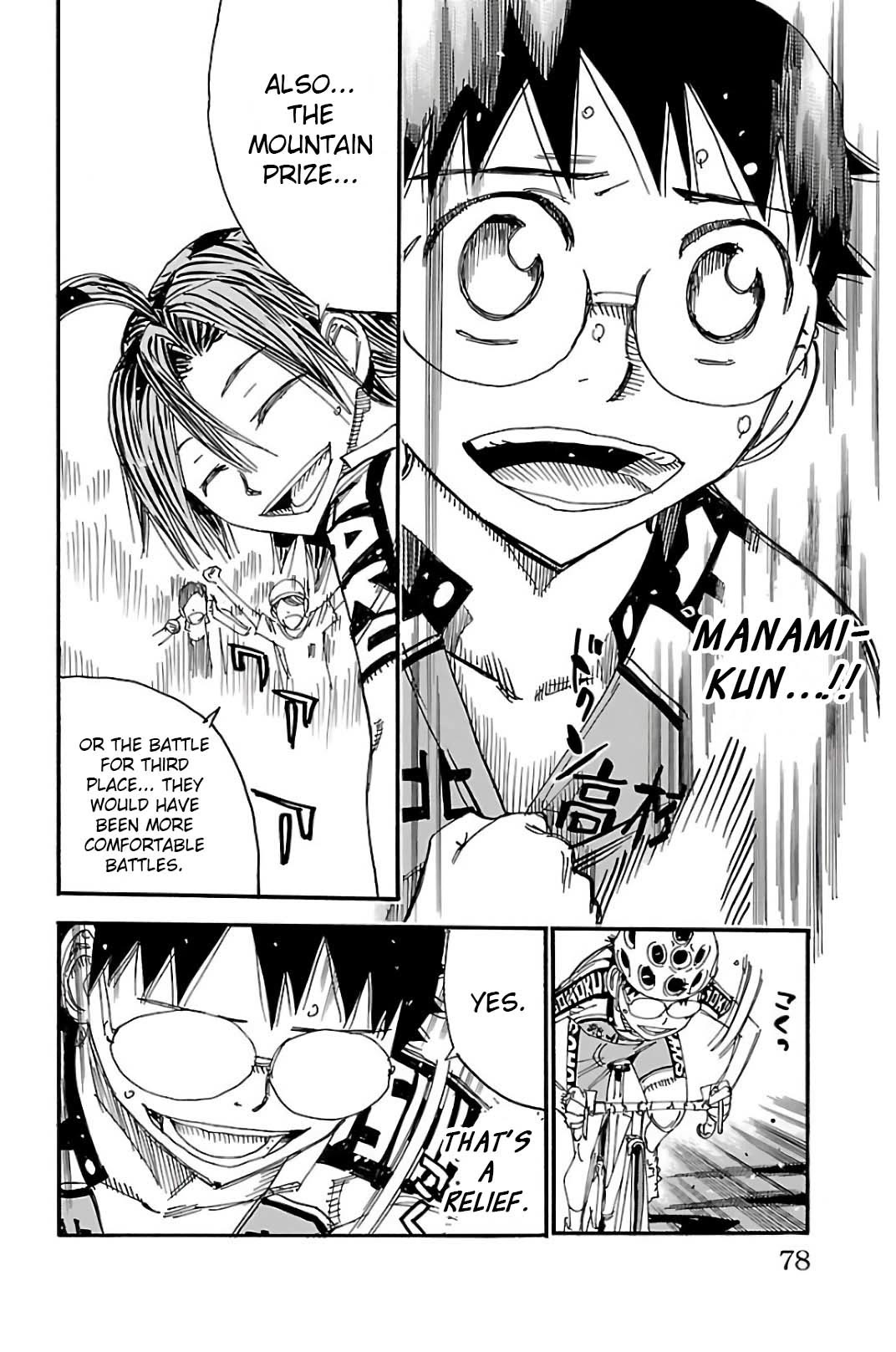 Yowamushi Pedal Chapter 515 page 9 - Chapter 515: The 2m until the Start
