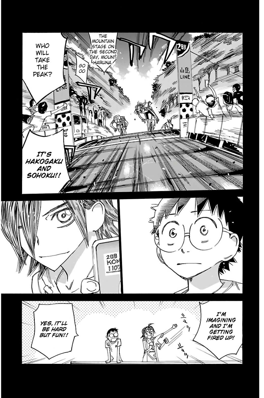 Yowamushi Pedal Chapter 517 page 10 - Chapter 517: Aquarium in May