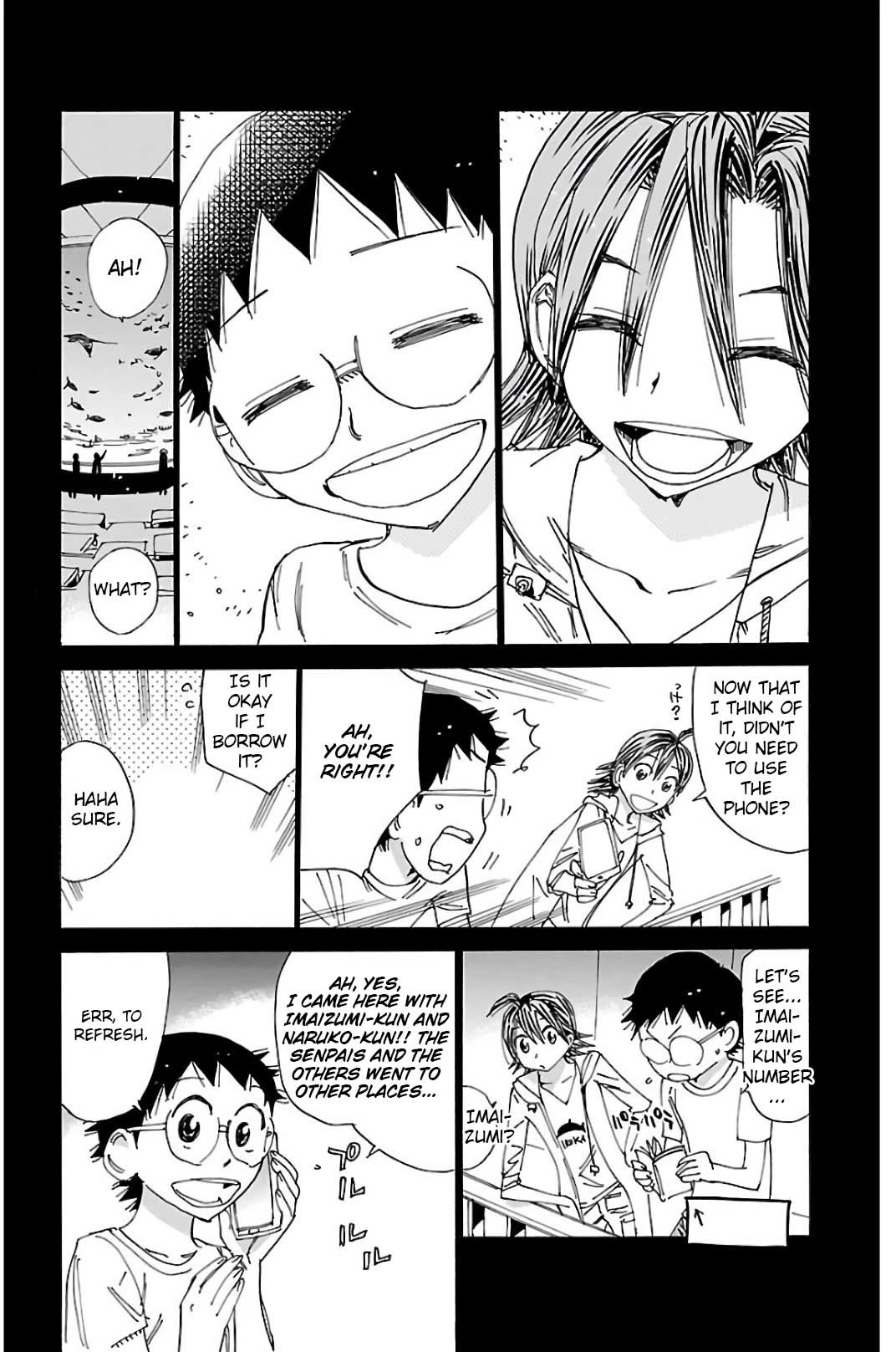 Yowamushi Pedal Chapter 517 page 11 - Chapter 517: Aquarium in May