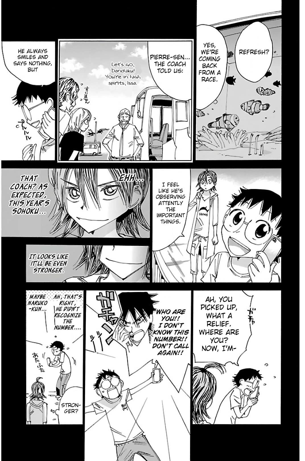 Yowamushi Pedal Chapter 517 page 12 - Chapter 517: Aquarium in May