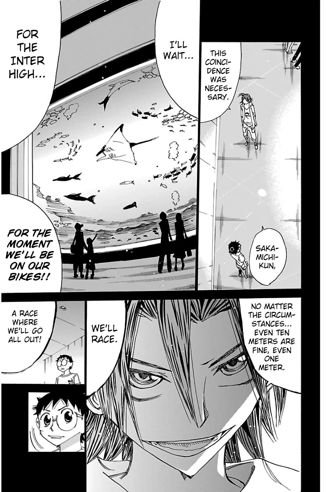 Yowamushi Pedal Chapter 517 page 14 - Chapter 517: Aquarium in May