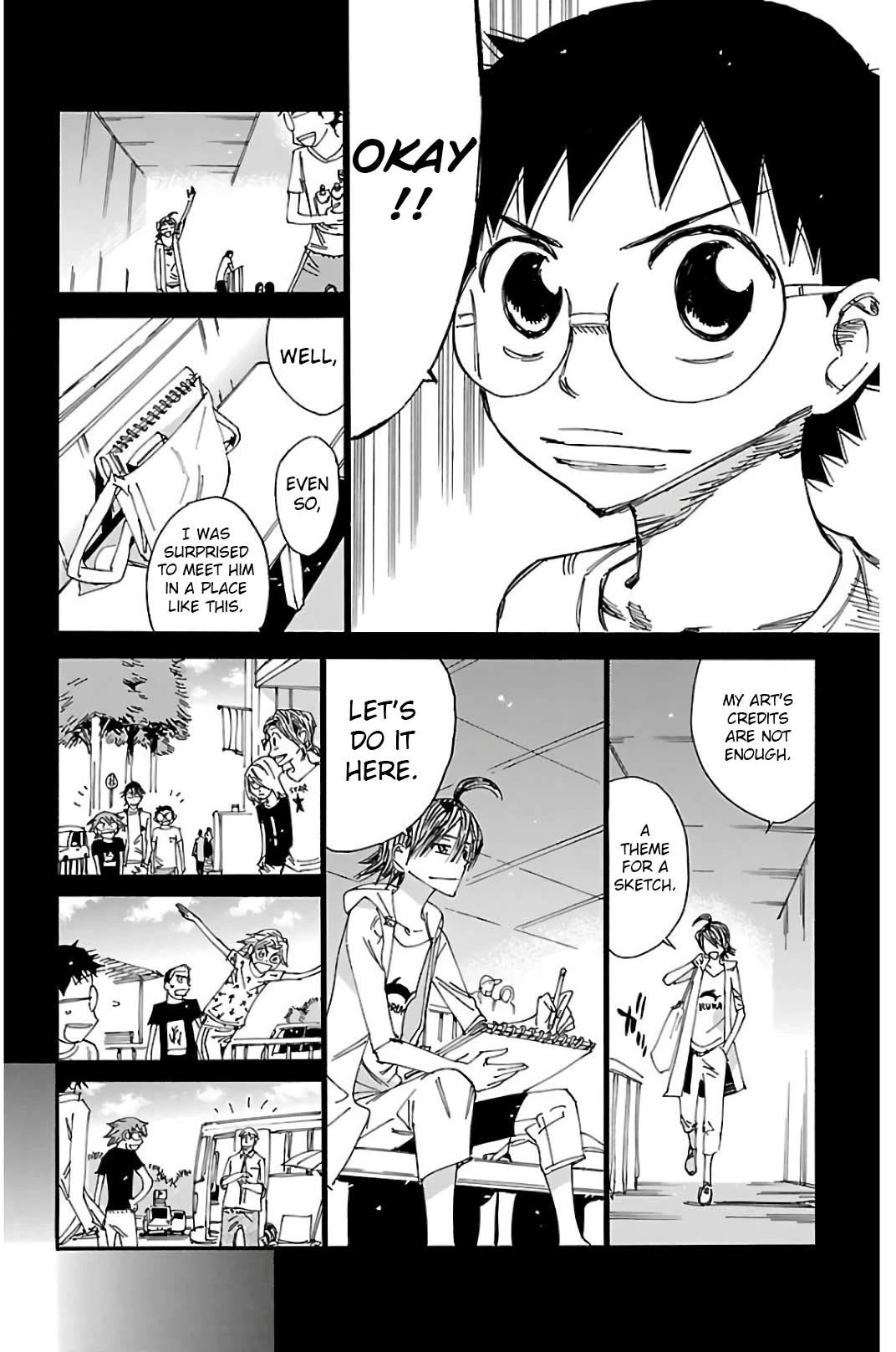 Yowamushi Pedal Chapter 517 page 15 - Chapter 517: Aquarium in May