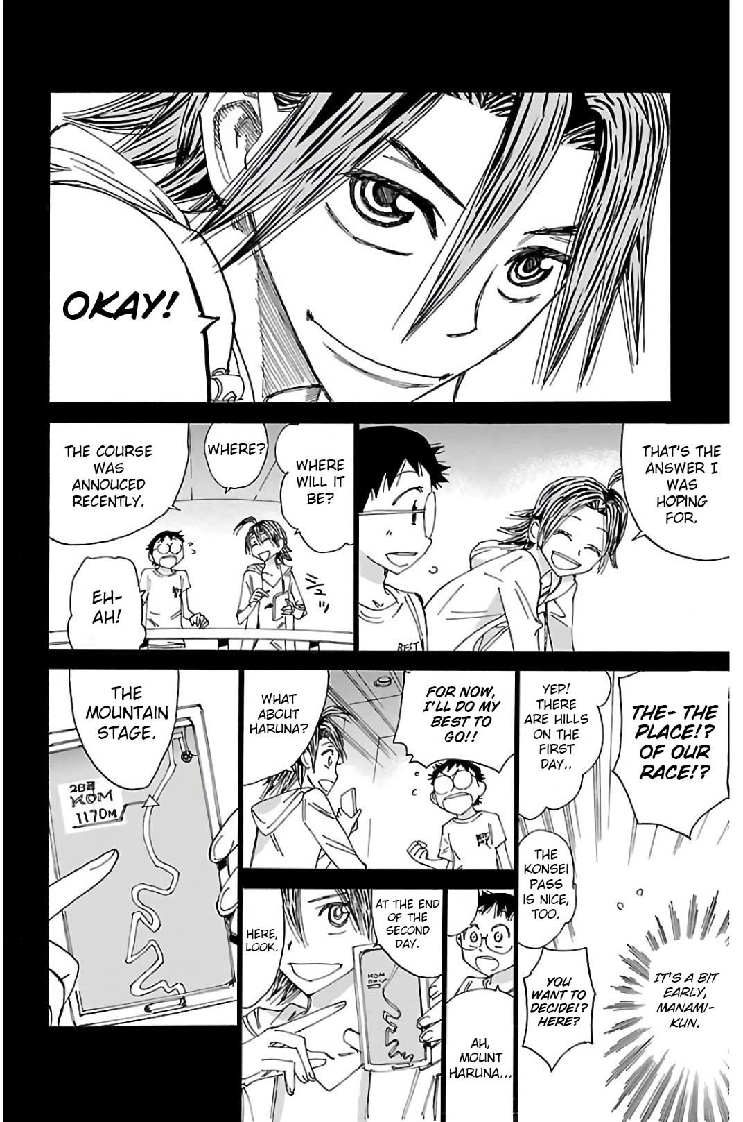 Yowamushi Pedal Chapter 517 page 9 - Chapter 517: Aquarium in May
