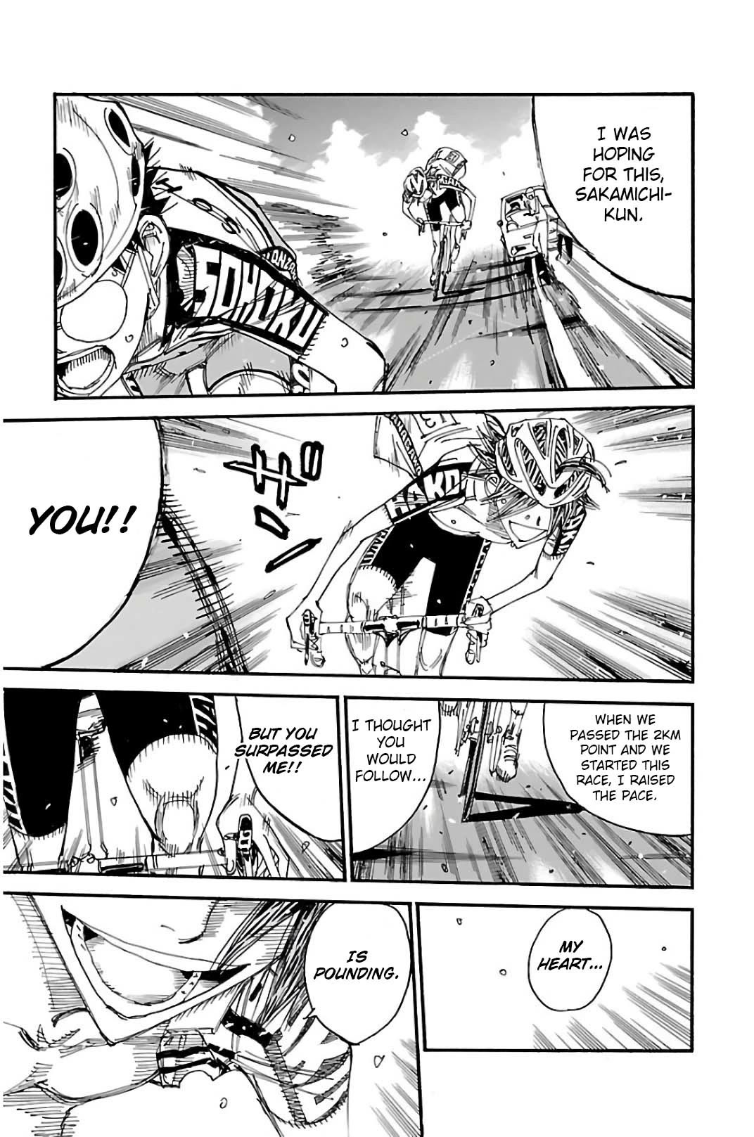 Yowamushi Pedal Chapter 518 page 10 - Chapter 518: Pounding Heart