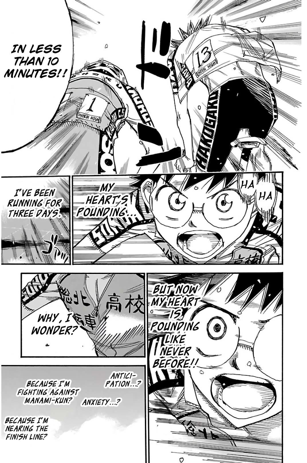 Yowamushi Pedal Chapter 518 page 3 - Chapter 518: Pounding Heart