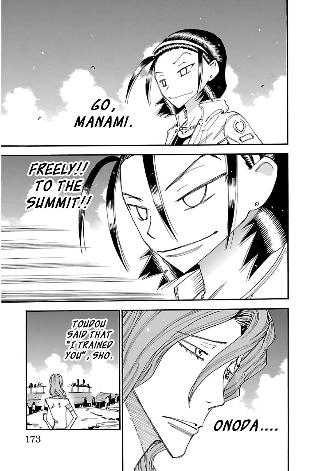 Yowamushi Pedal Chapter 519 page 10 - Chapter 519: The Senpai's Gaze