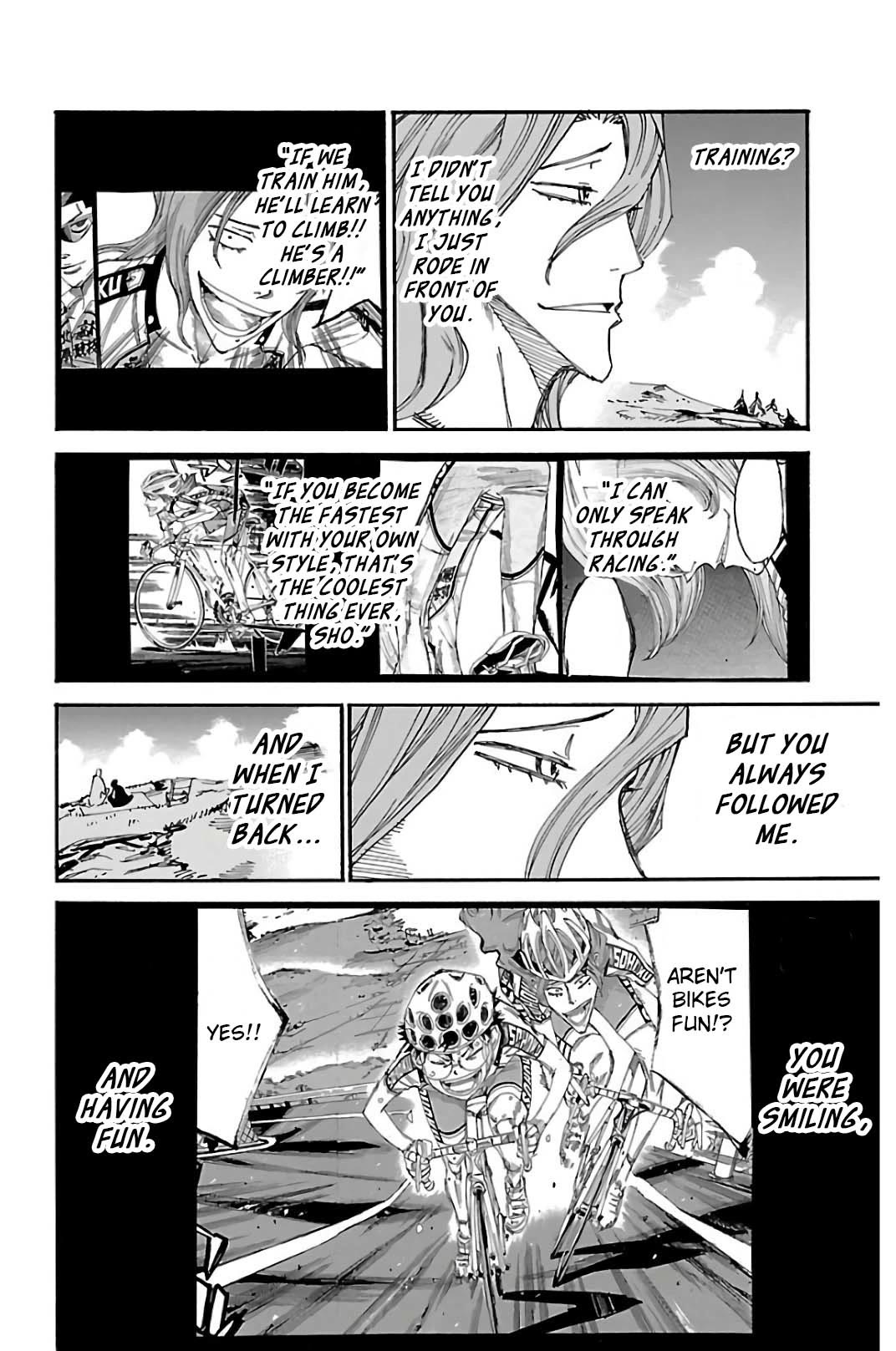 Yowamushi Pedal Chapter 519 page 11 - Chapter 519: The Senpai's Gaze