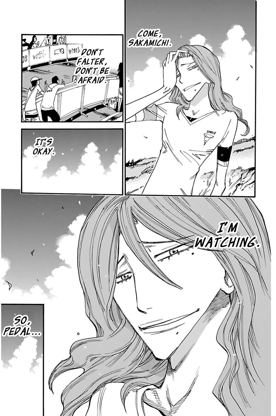 Yowamushi Pedal Chapter 519 page 12 - Chapter 519: The Senpai's Gaze