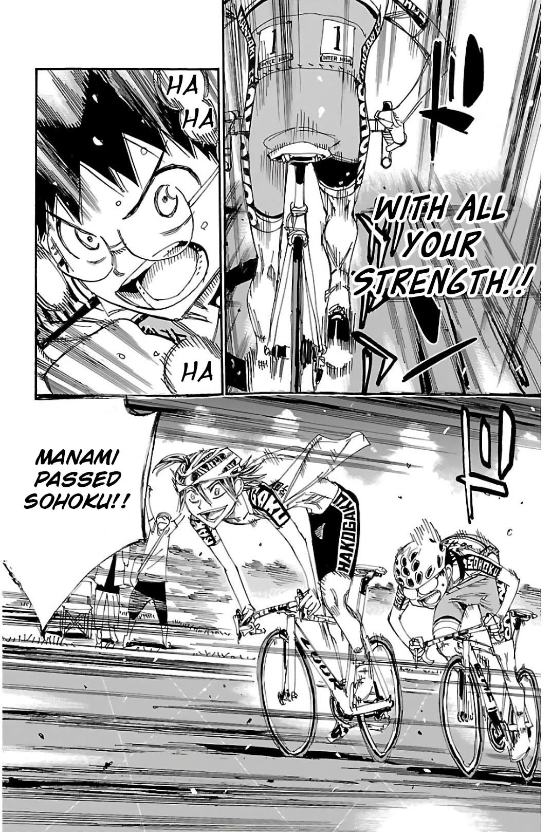 Yowamushi Pedal Chapter 519 page 13 - Chapter 519: The Senpai's Gaze