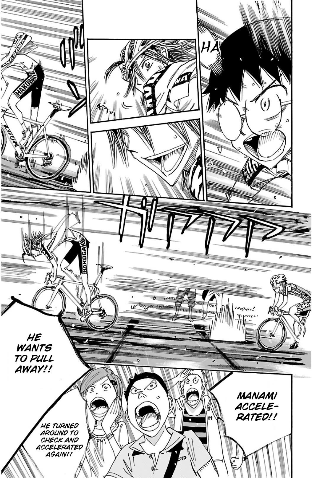 Yowamushi Pedal Chapter 519 page 14 - Chapter 519: The Senpai's Gaze
