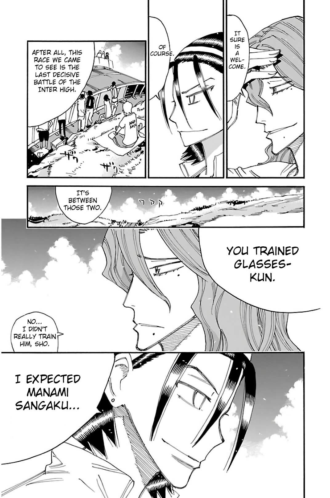 Yowamushi Pedal Chapter 519 page 3 - Chapter 519: The Senpai's Gaze