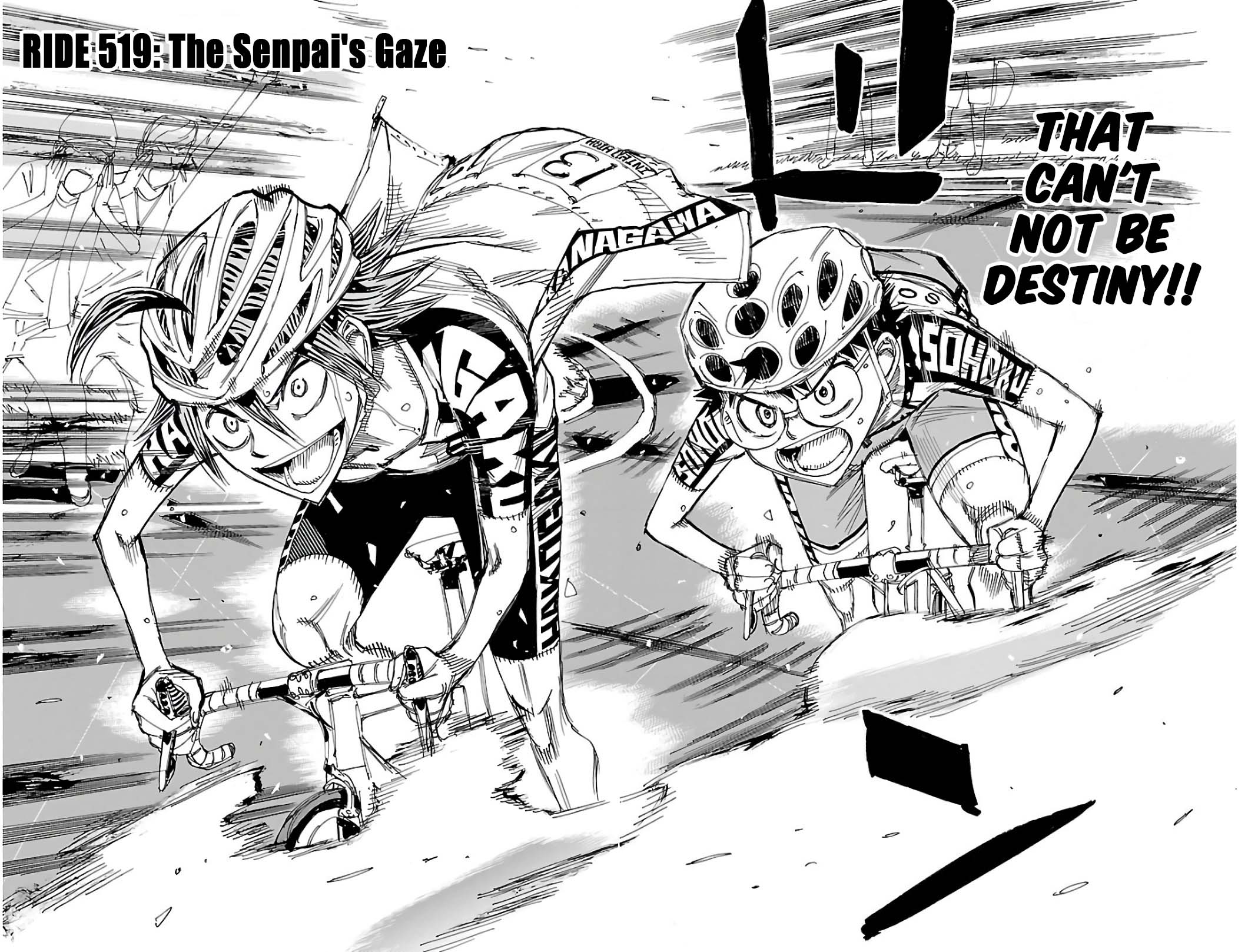 Yowamushi Pedal Chapter 519 page 4 - Chapter 519: The Senpai's Gaze