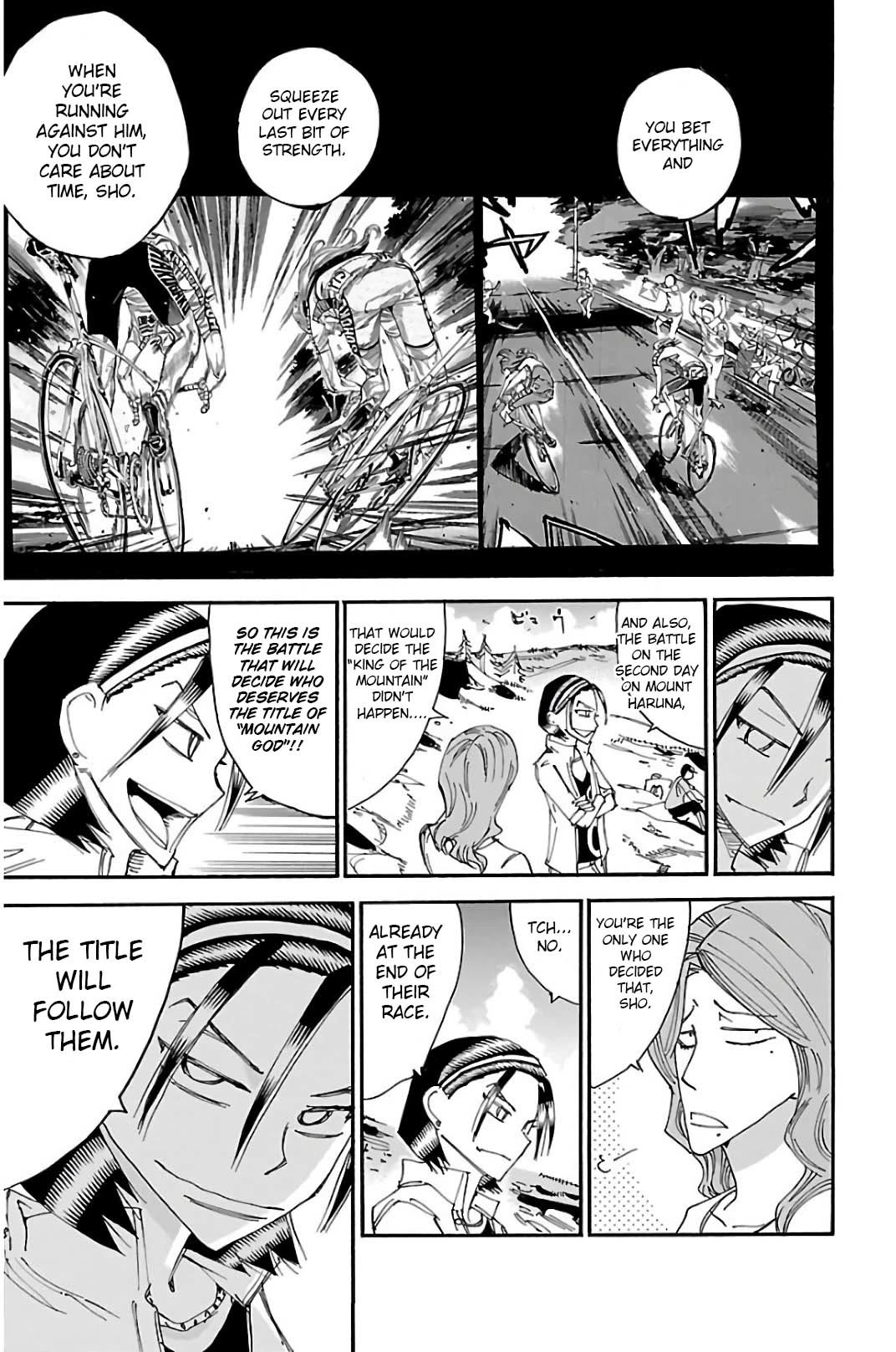 Yowamushi Pedal Chapter 519 page 8 - Chapter 519: The Senpai's Gaze
