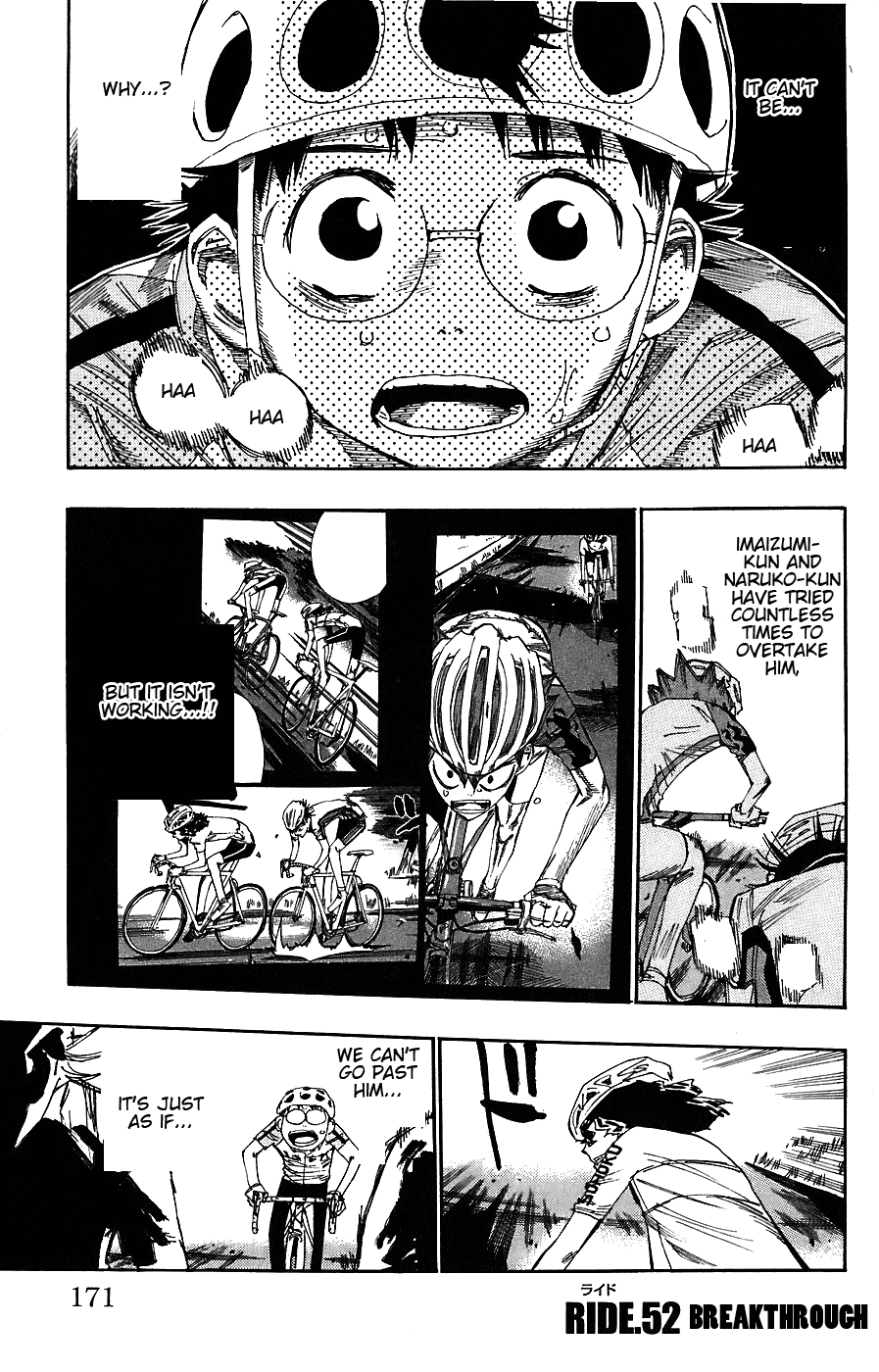 Yowamushi Pedal Chapter 52 page 1 - Chapter 52: Breakthrough