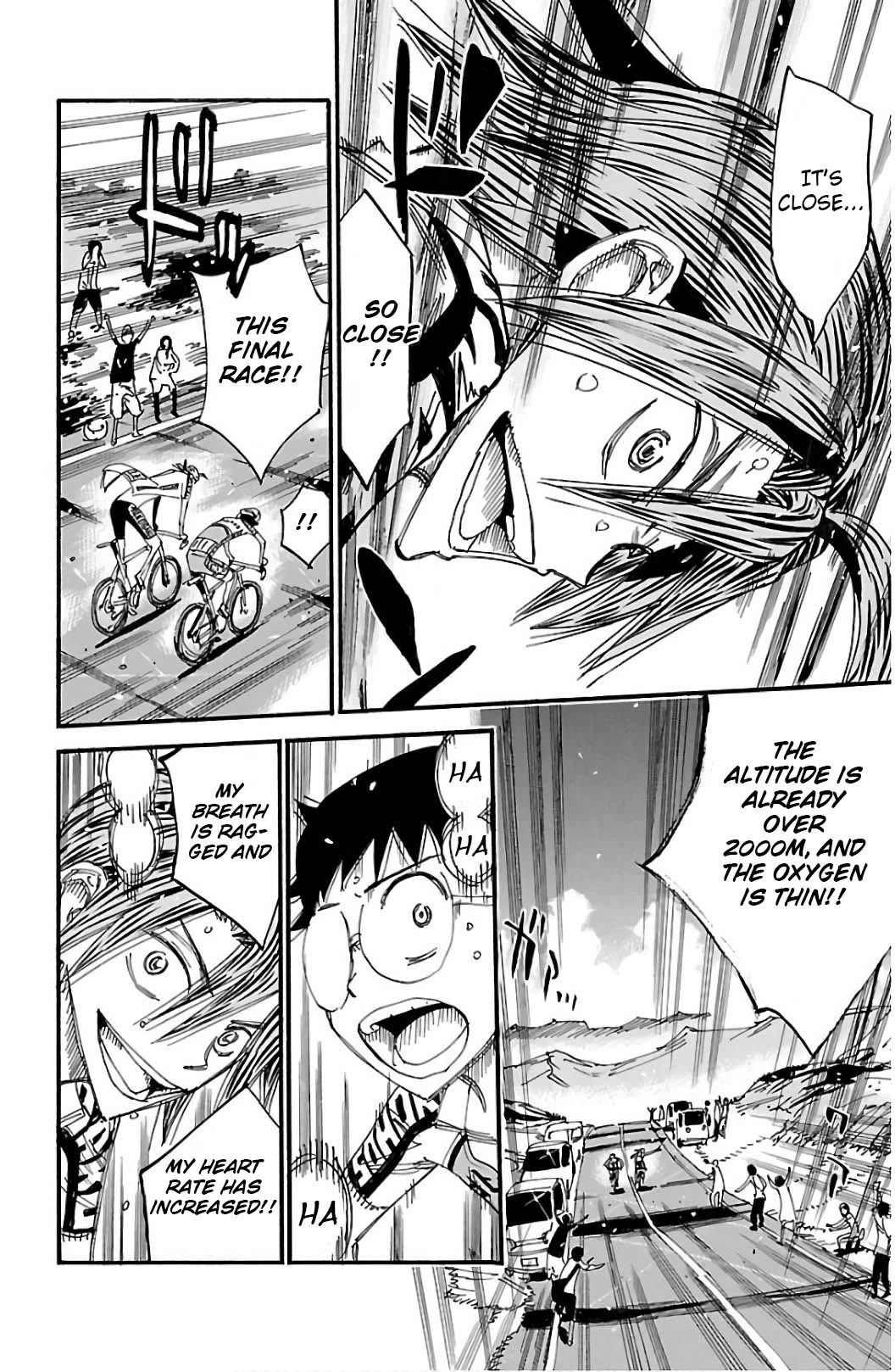 Yowamushi Pedal Chapter 520 page 4 - Chapter 520: Altitude of 2000m