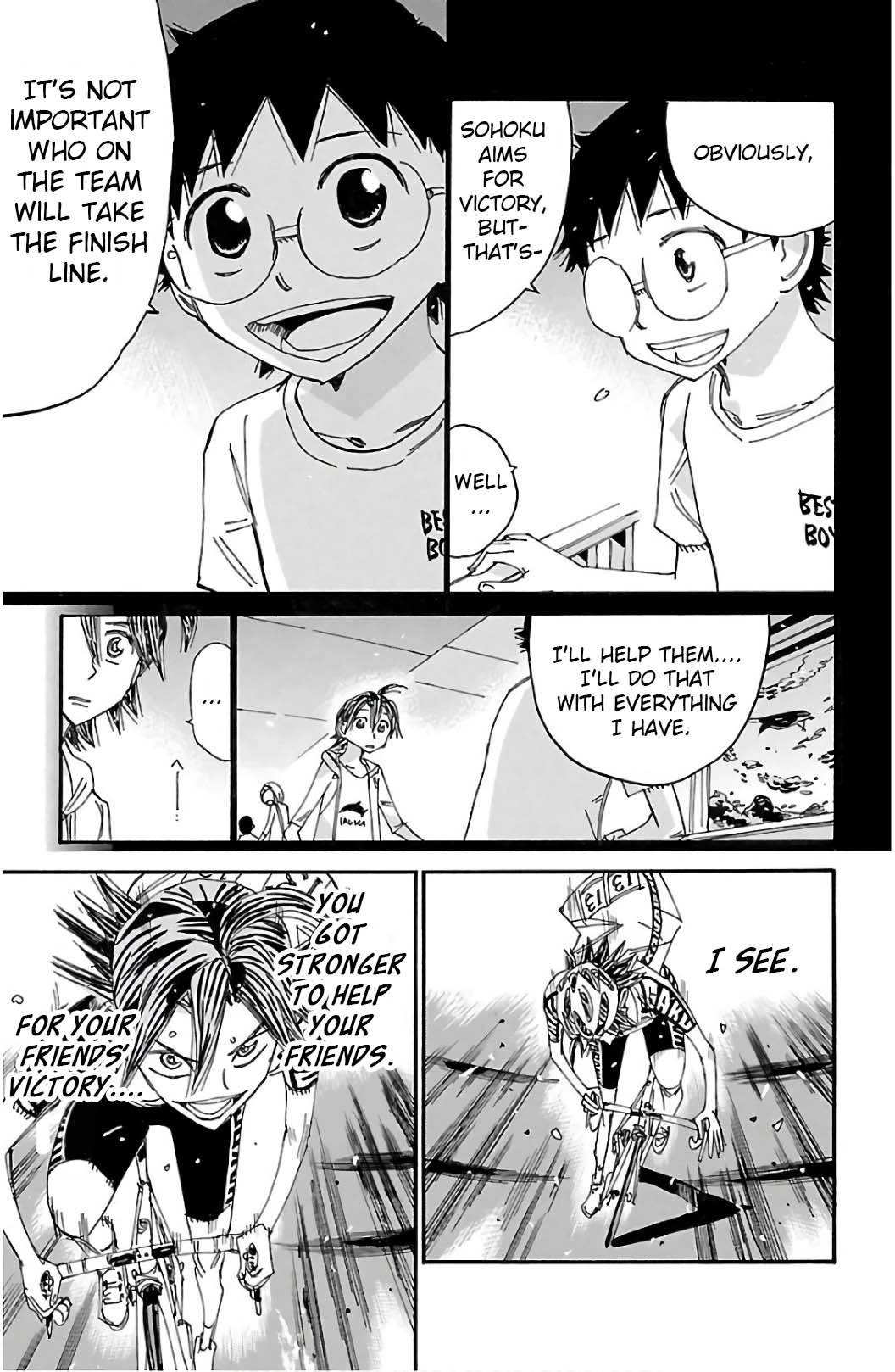 Yowamushi Pedal Chapter 521 page 10 - Chapter 521: What Manami Saw