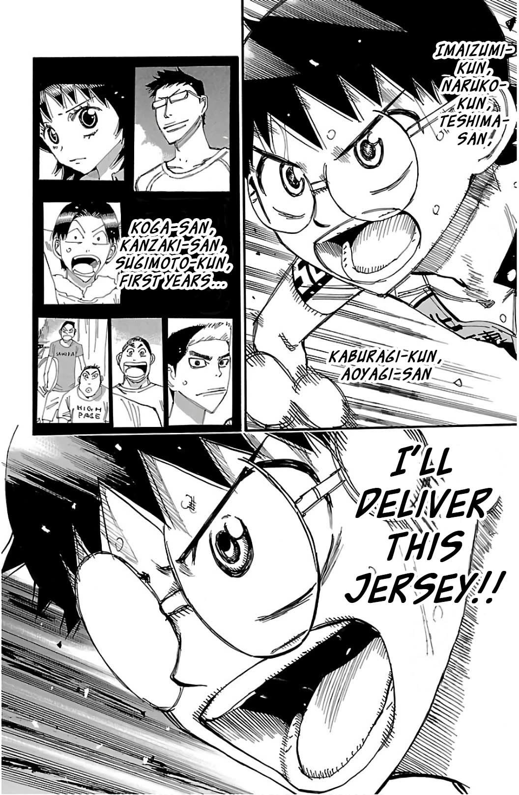 Yowamushi Pedal Chapter 521 page 12 - Chapter 521: What Manami Saw