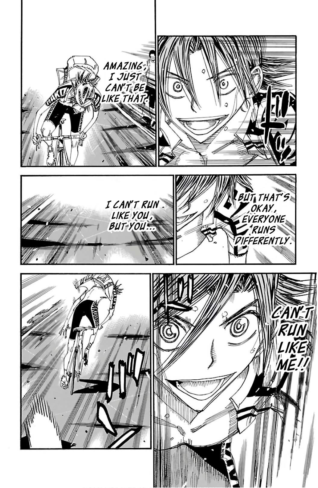 Yowamushi Pedal Chapter 521 page 14 - Chapter 521: What Manami Saw