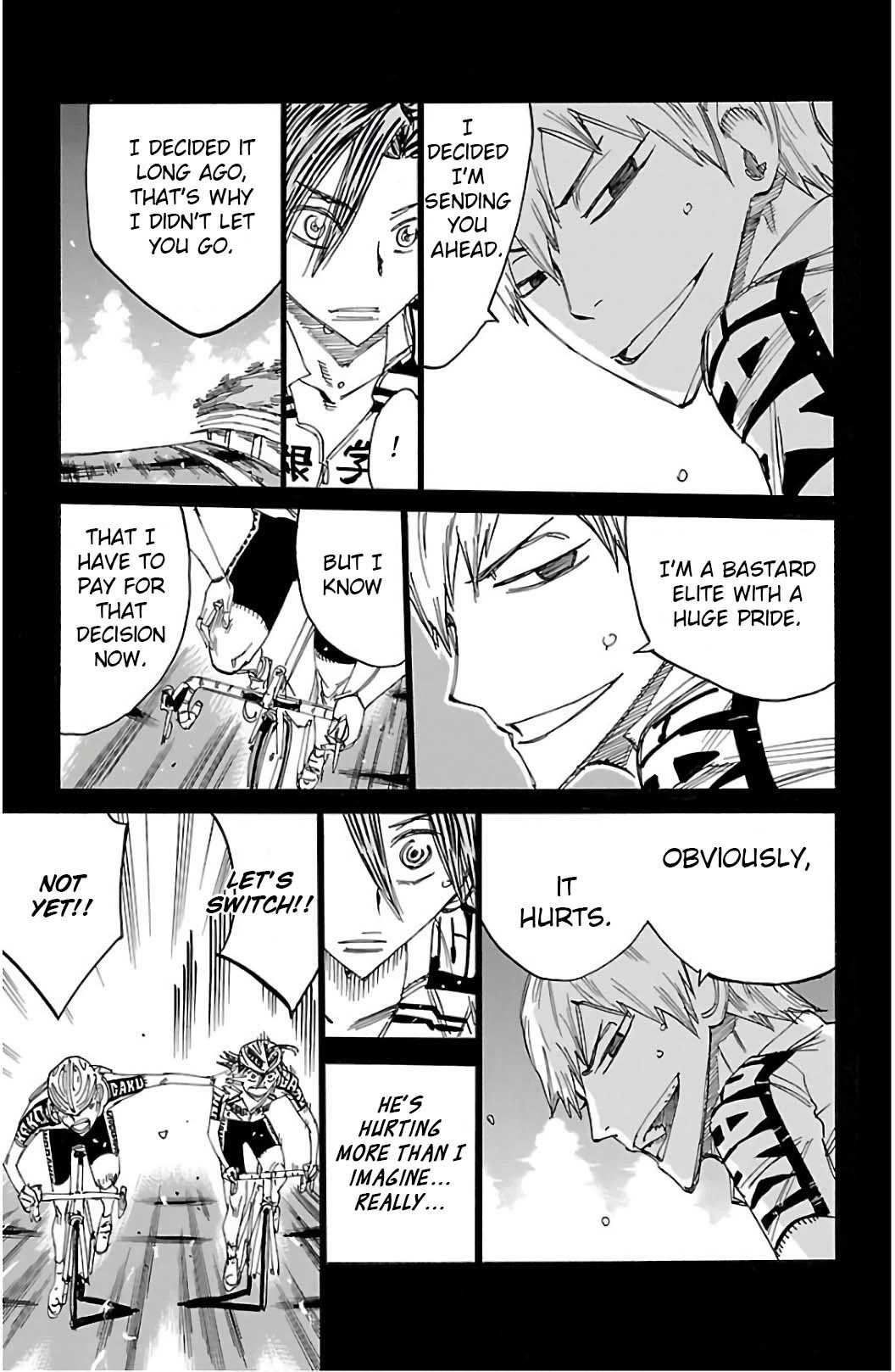 Yowamushi Pedal Chapter 521 page 17 - Chapter 521: What Manami Saw