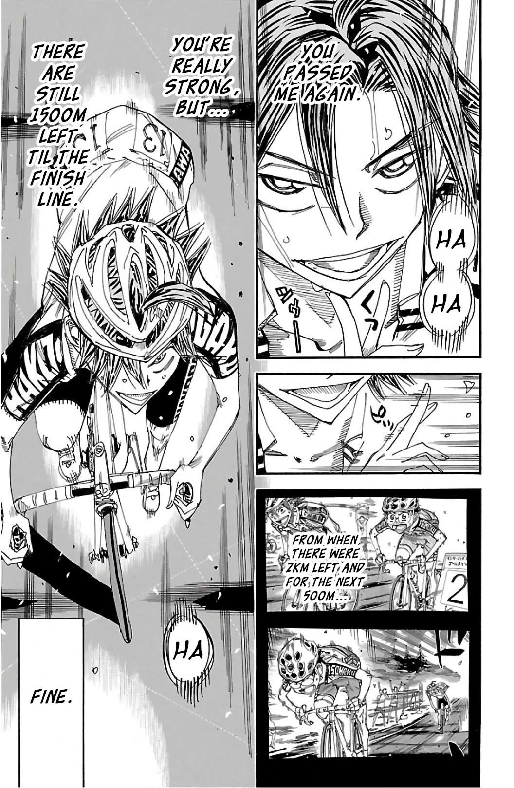 Yowamushi Pedal Chapter 521 page 3 - Chapter 521: What Manami Saw
