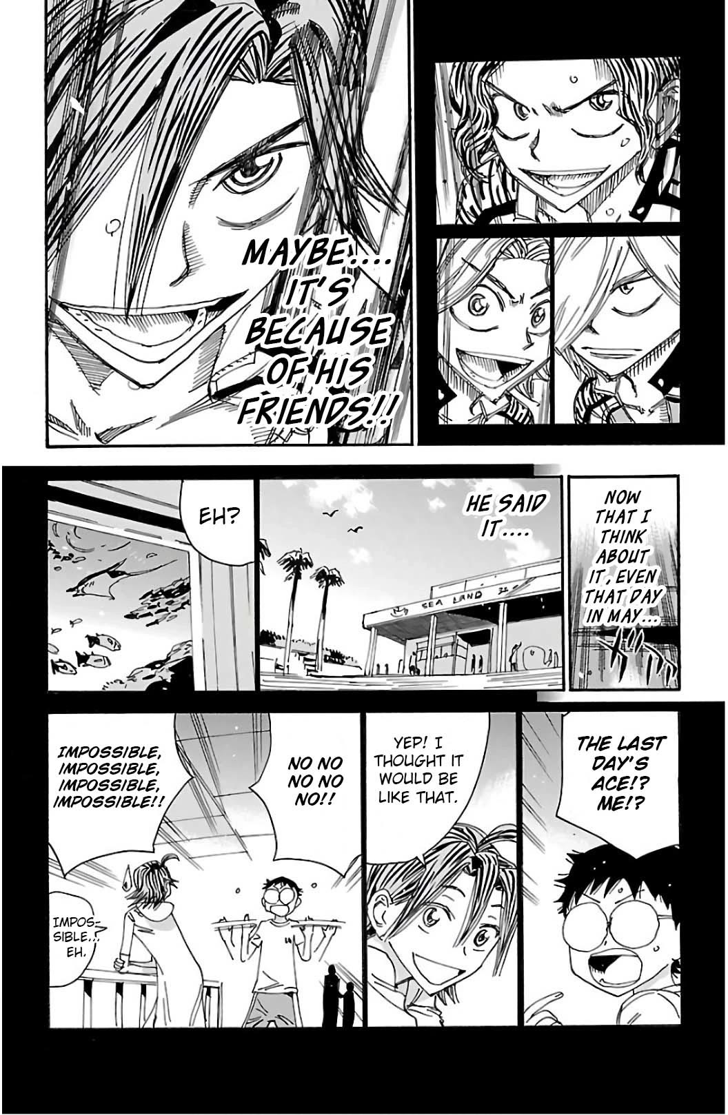 Yowamushi Pedal Chapter 521 page 9 - Chapter 521: What Manami Saw