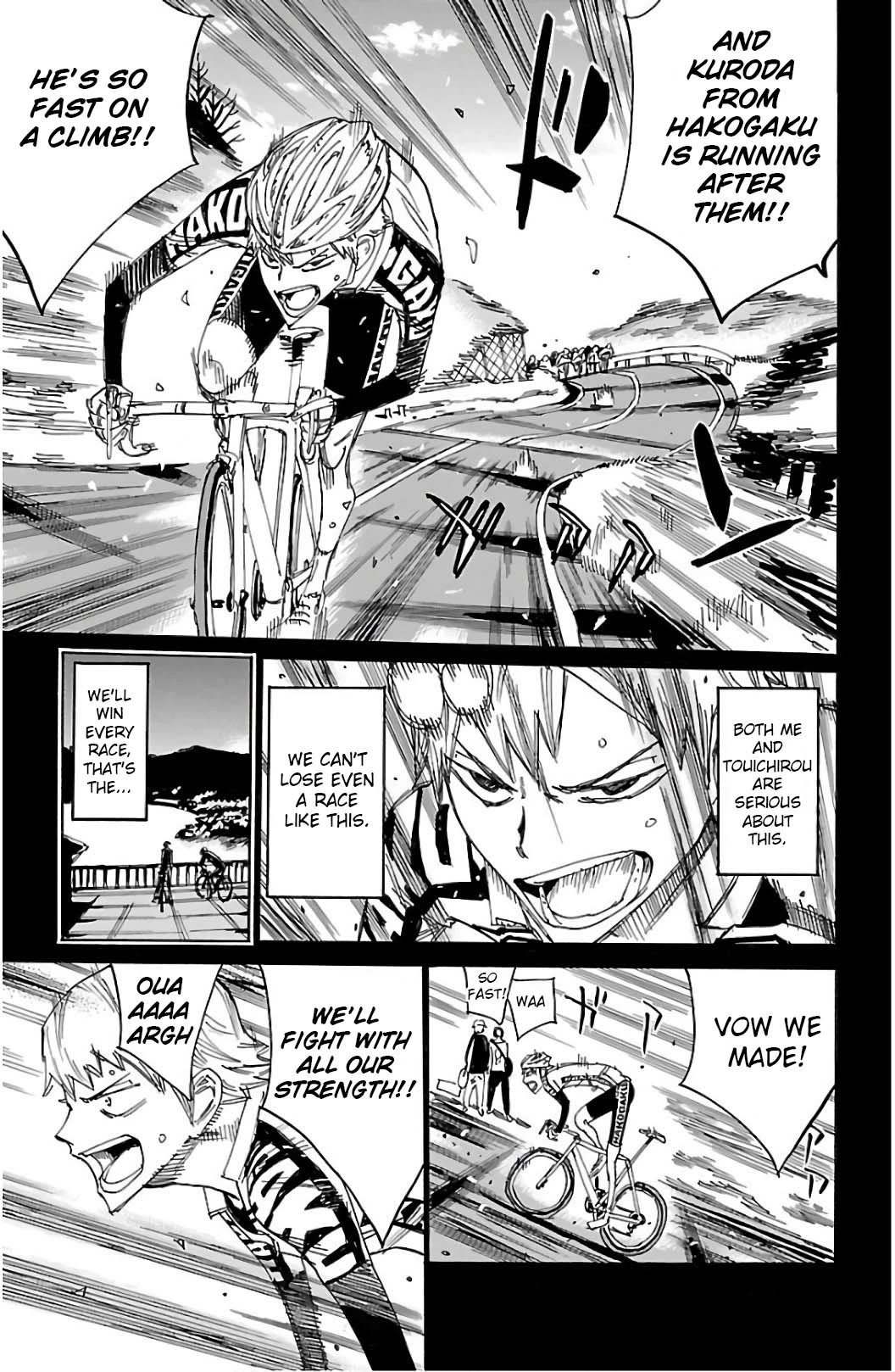 Yowamushi Pedal Chapter 522 page 14 - Chapter 522: Kuroda Yukinari