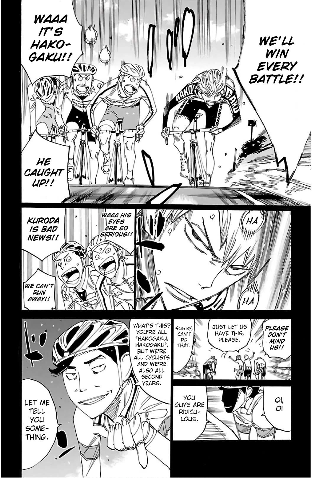 Yowamushi Pedal Chapter 522 page 15 - Chapter 522: Kuroda Yukinari