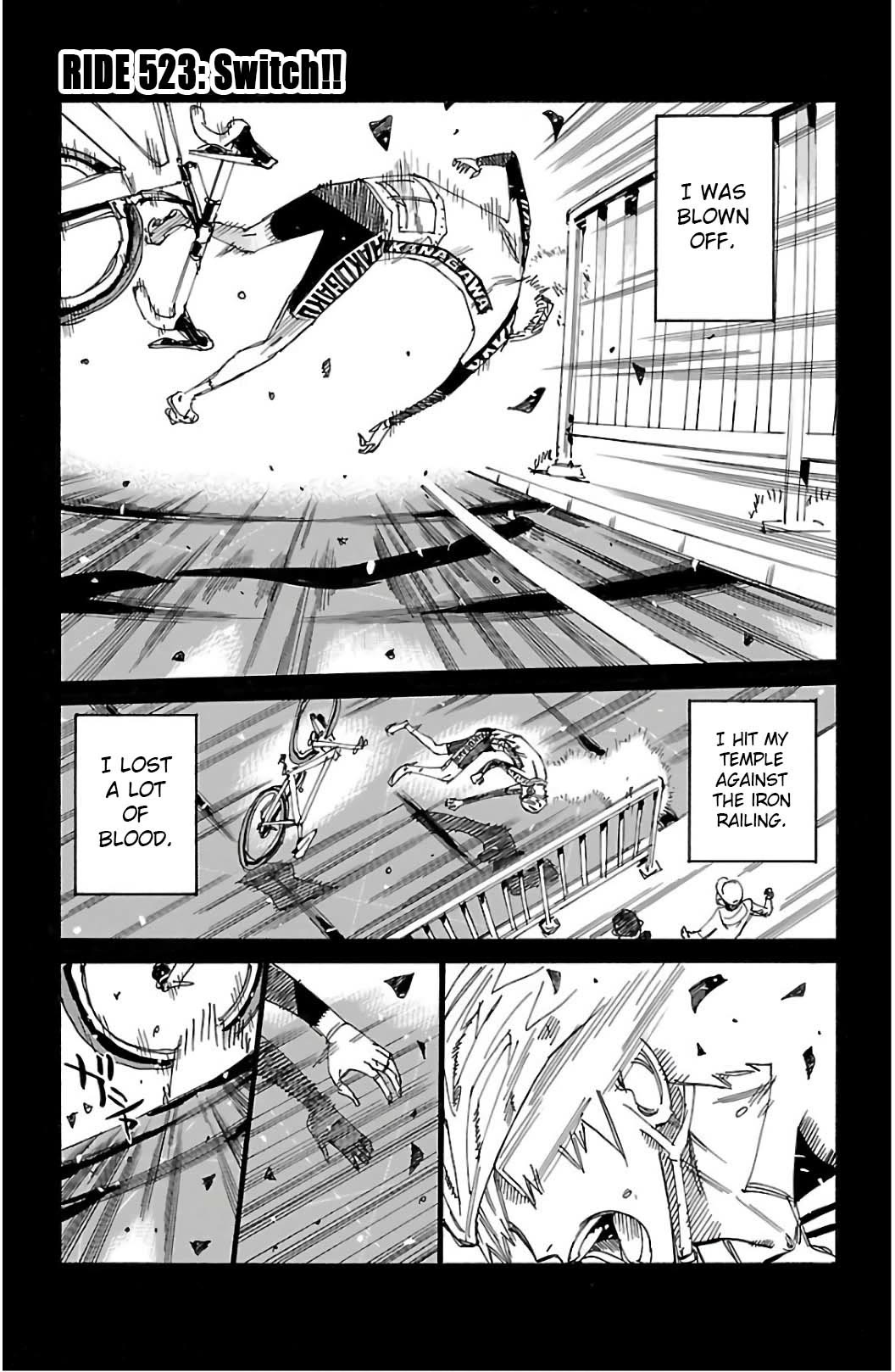 Yowamushi Pedal Chapter 523 page 1 - Chapter 523: Switch!!