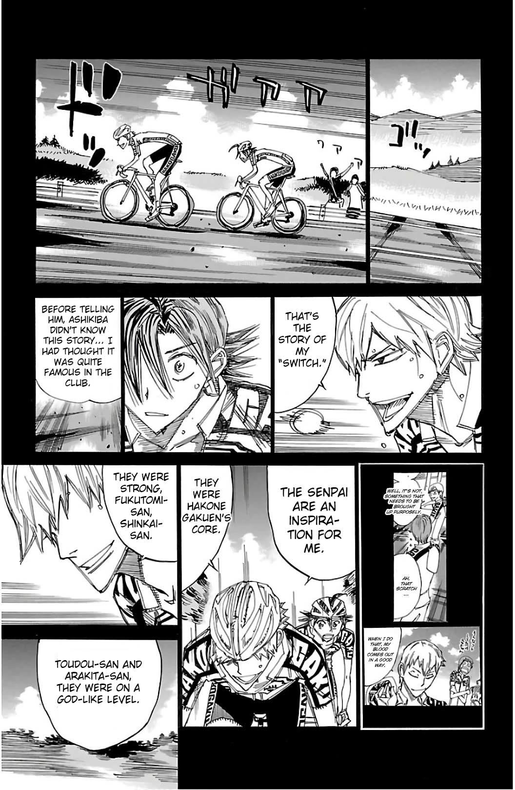 Yowamushi Pedal Chapter 523 page 10 - Chapter 523: Switch!!