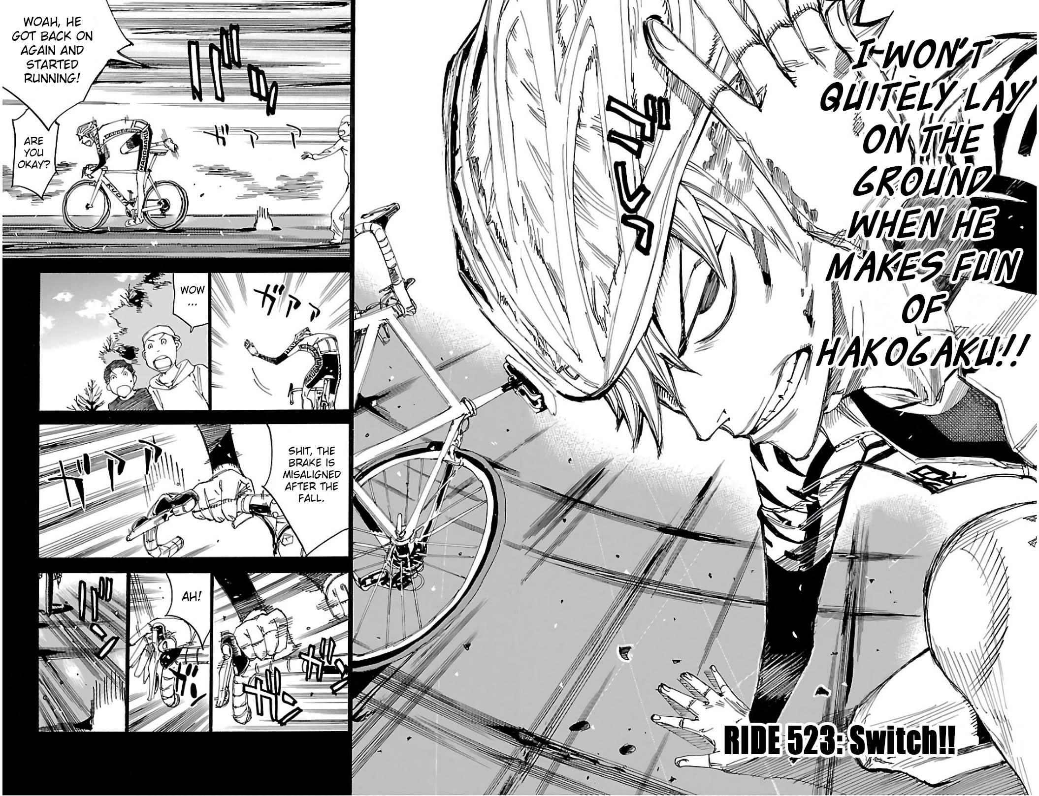 Yowamushi Pedal Chapter 523 page 4 - Chapter 523: Switch!!