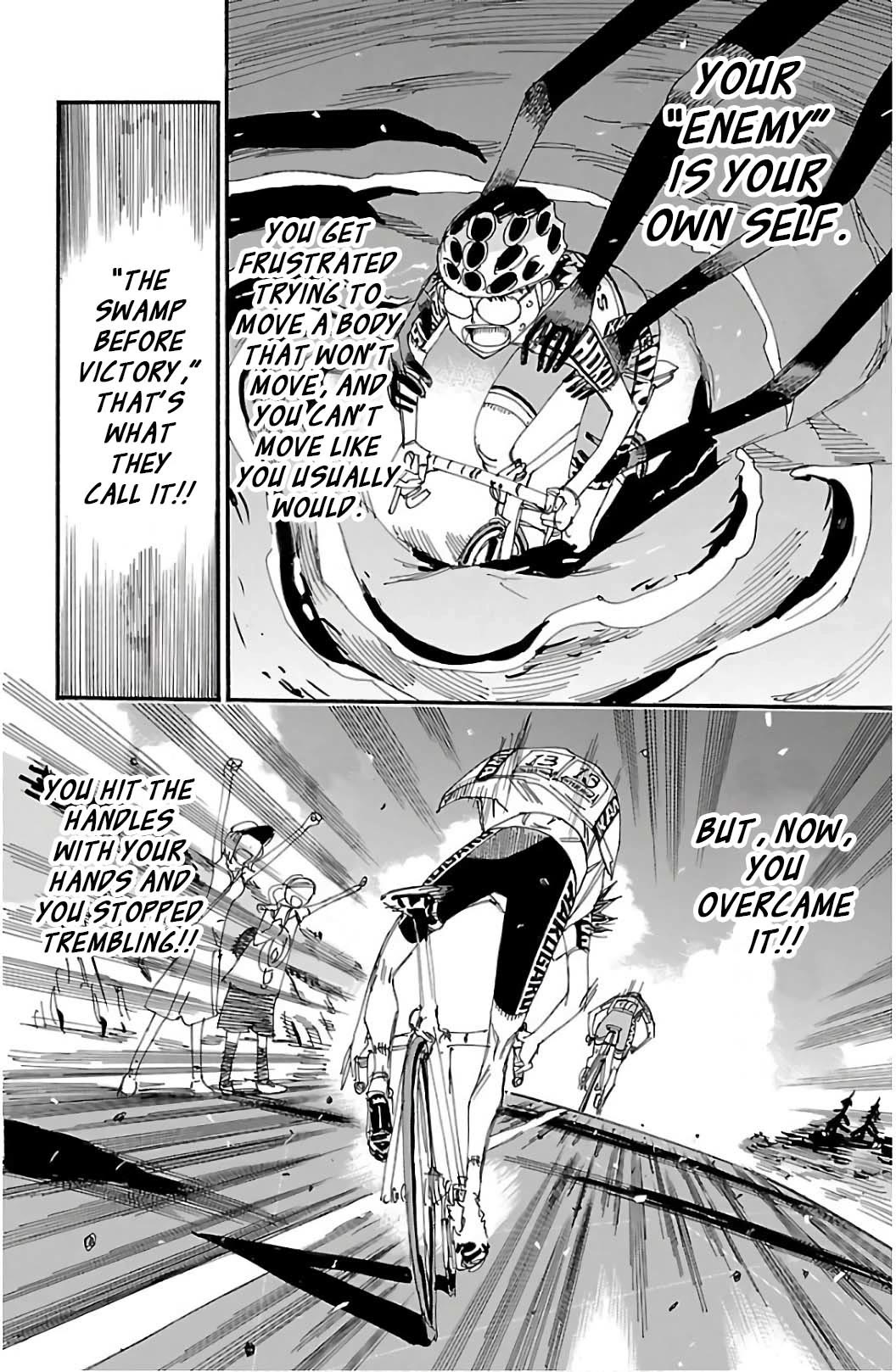Yowamushi Pedal Chapter 524 page 10 - Chapter 524: Manami Flies