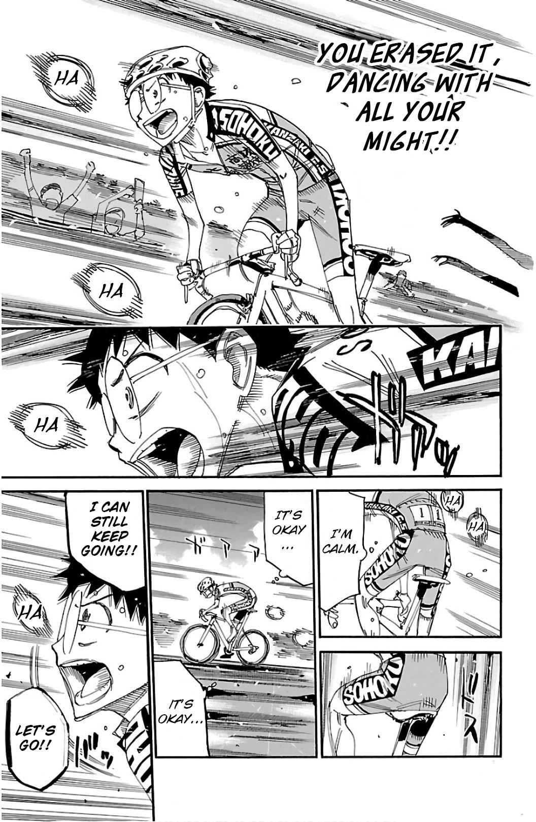 Yowamushi Pedal Chapter 524 page 11 - Chapter 524: Manami Flies