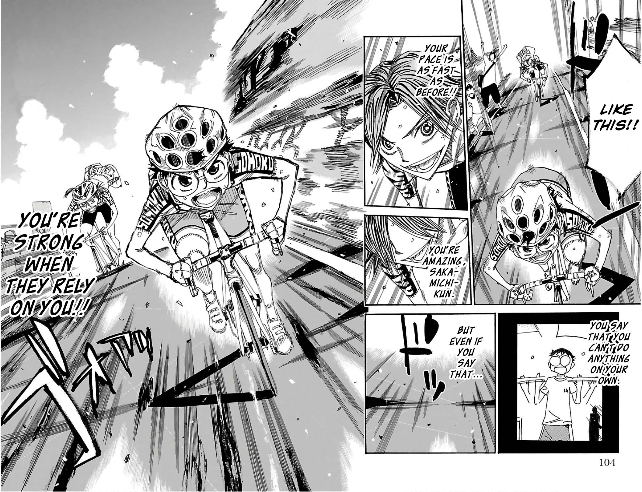 Yowamushi Pedal Chapter 524 page 12 - Chapter 524: Manami Flies