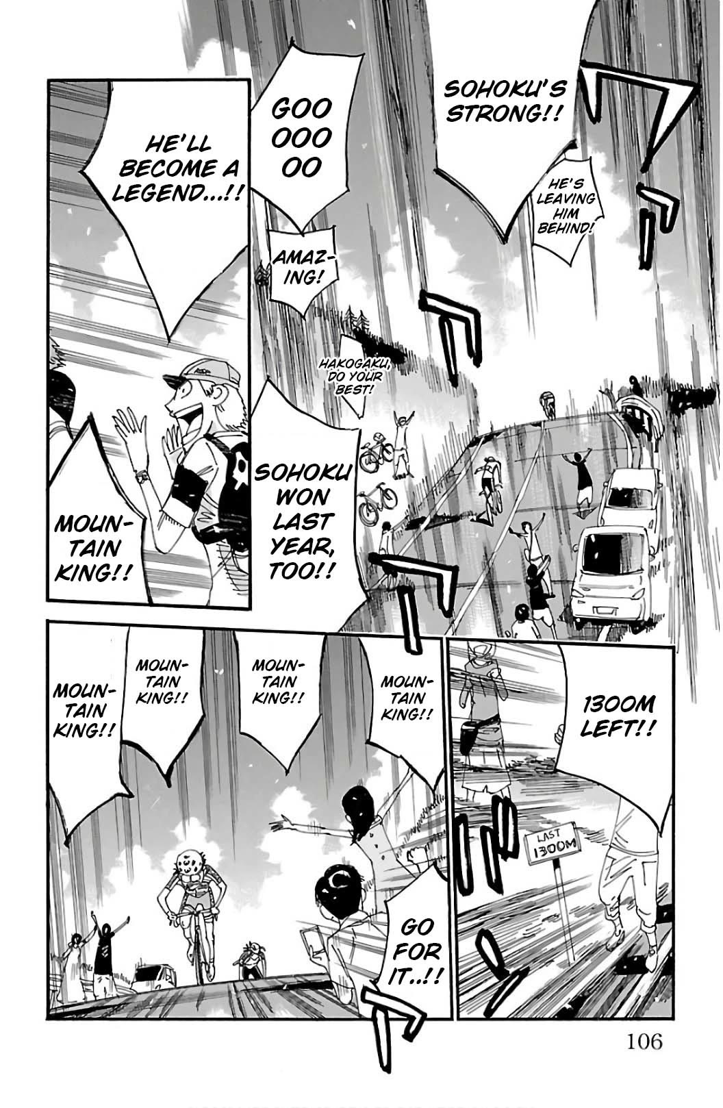 Yowamushi Pedal Chapter 524 page 13 - Chapter 524: Manami Flies