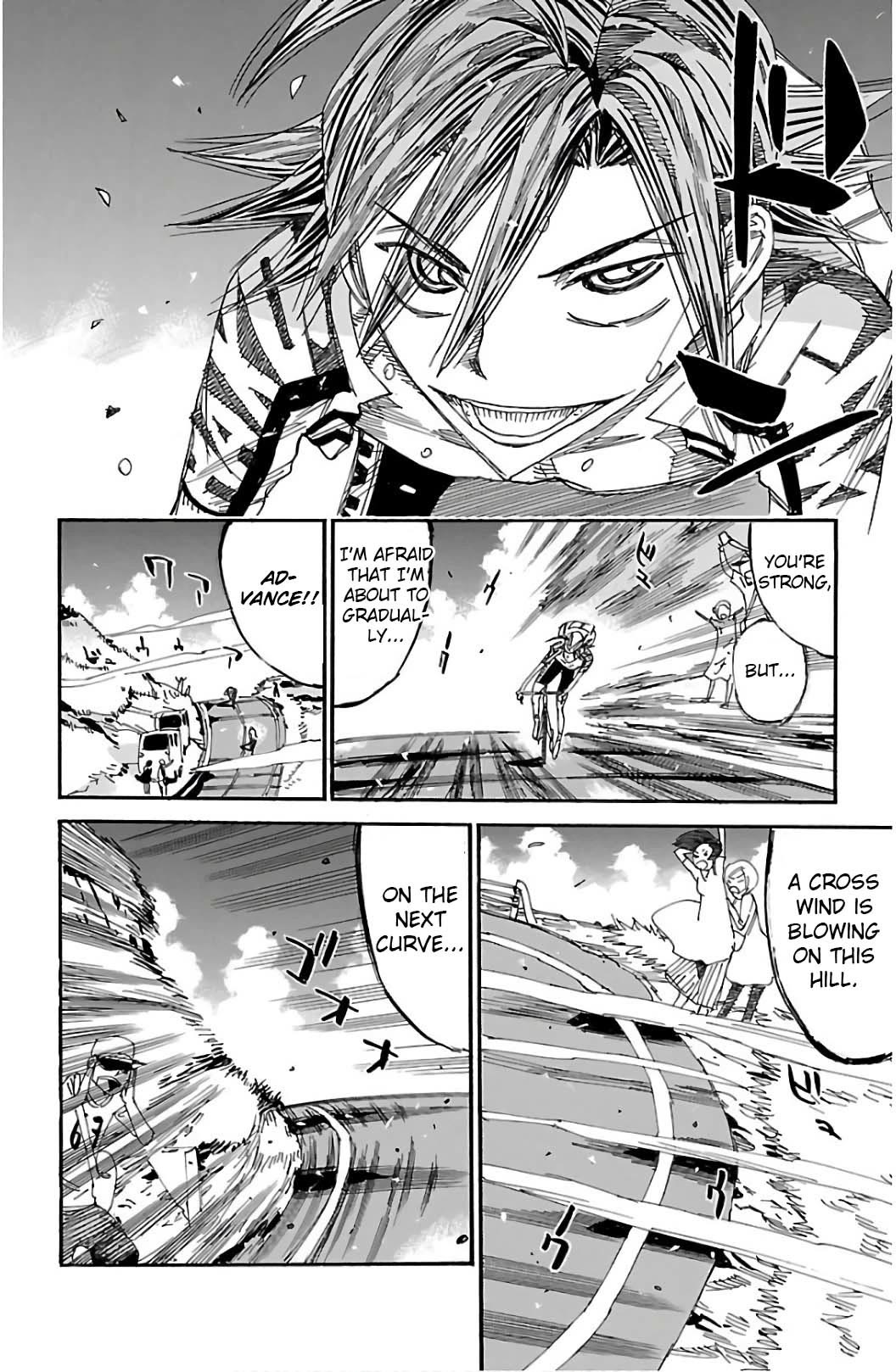 Yowamushi Pedal Chapter 524 page 15 - Chapter 524: Manami Flies