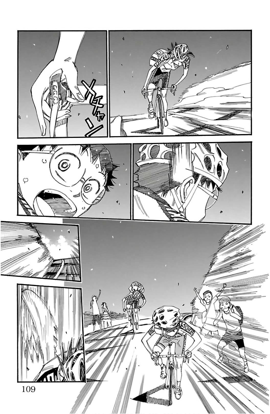 Yowamushi Pedal Chapter 524 page 16 - Chapter 524: Manami Flies