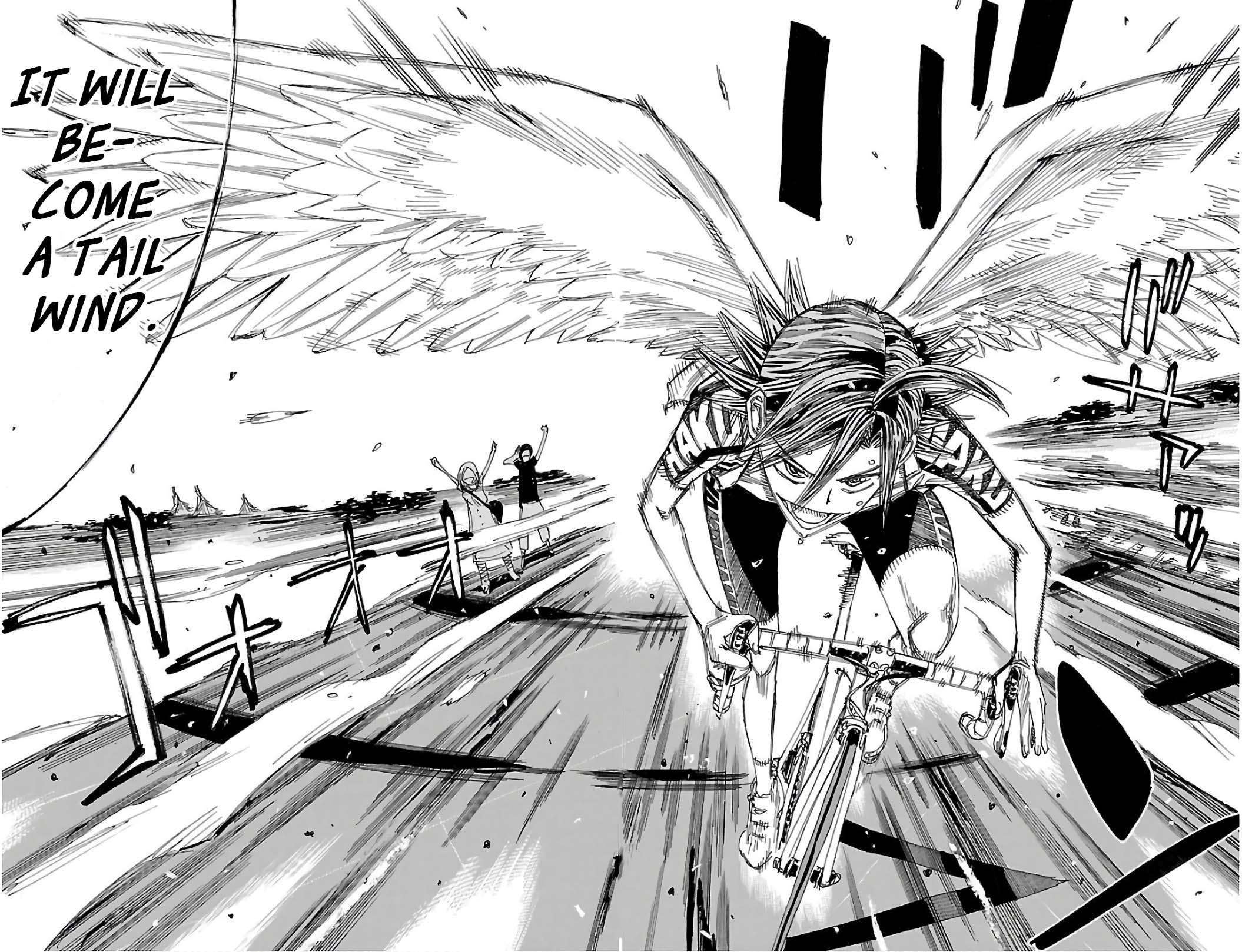 Yowamushi Pedal Chapter 524 page 17 - Chapter 524: Manami Flies