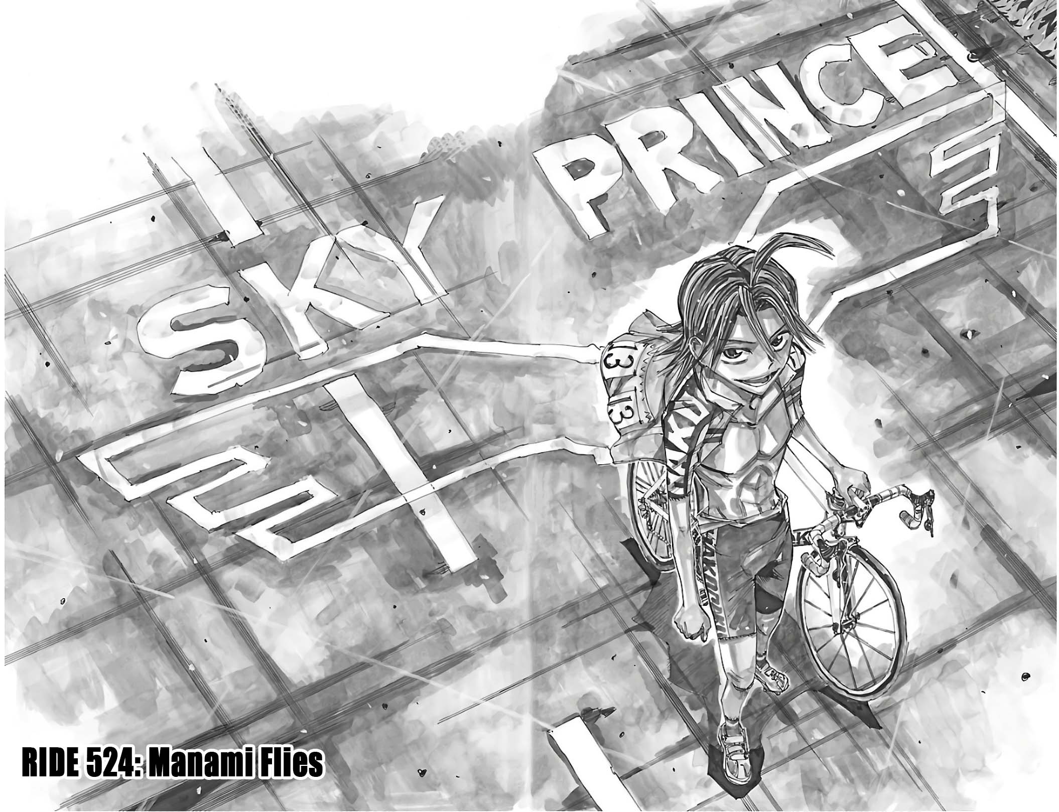 Yowamushi Pedal Chapter 524 page 2 - Chapter 524: Manami Flies