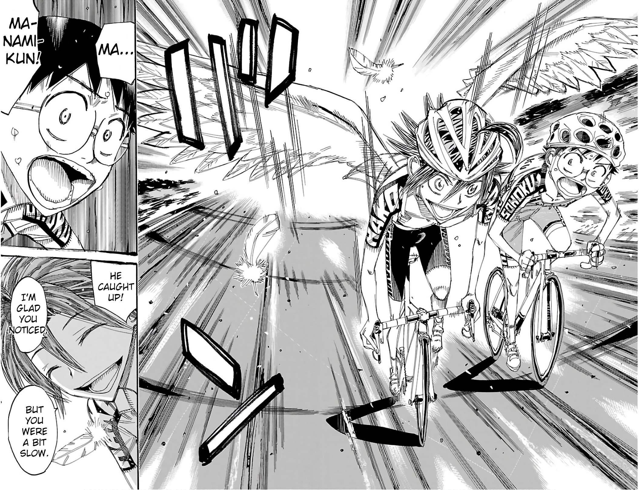 Yowamushi Pedal Chapter 524 page 20 - Chapter 524: Manami Flies