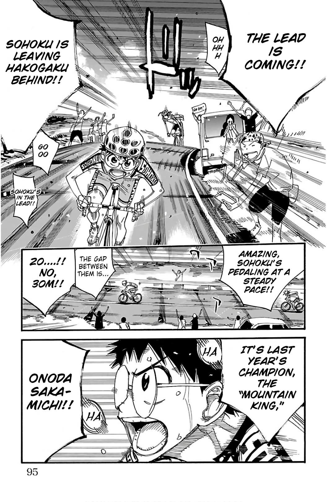 Yowamushi Pedal Chapter 524 page 4 - Chapter 524: Manami Flies