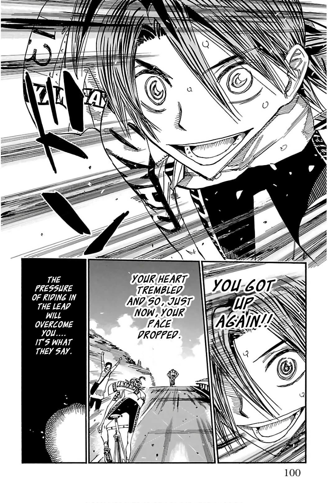 Yowamushi Pedal Chapter 524 page 8 - Chapter 524: Manami Flies