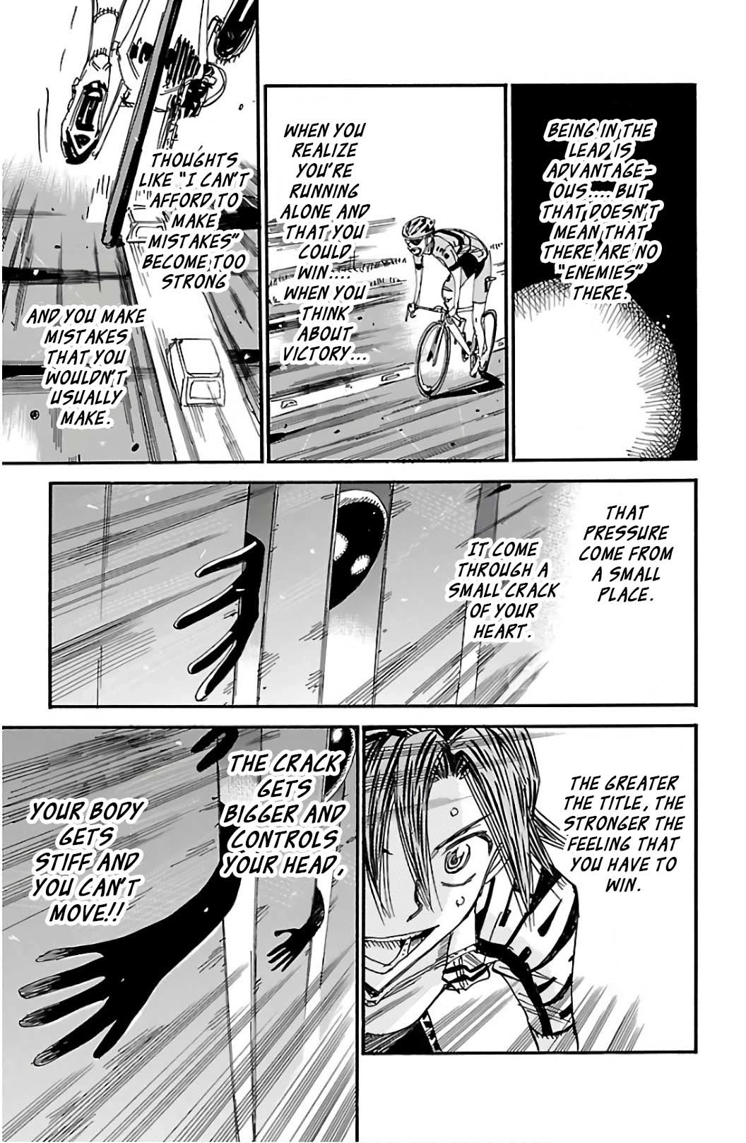 Yowamushi Pedal Chapter 524 page 9 - Chapter 524: Manami Flies