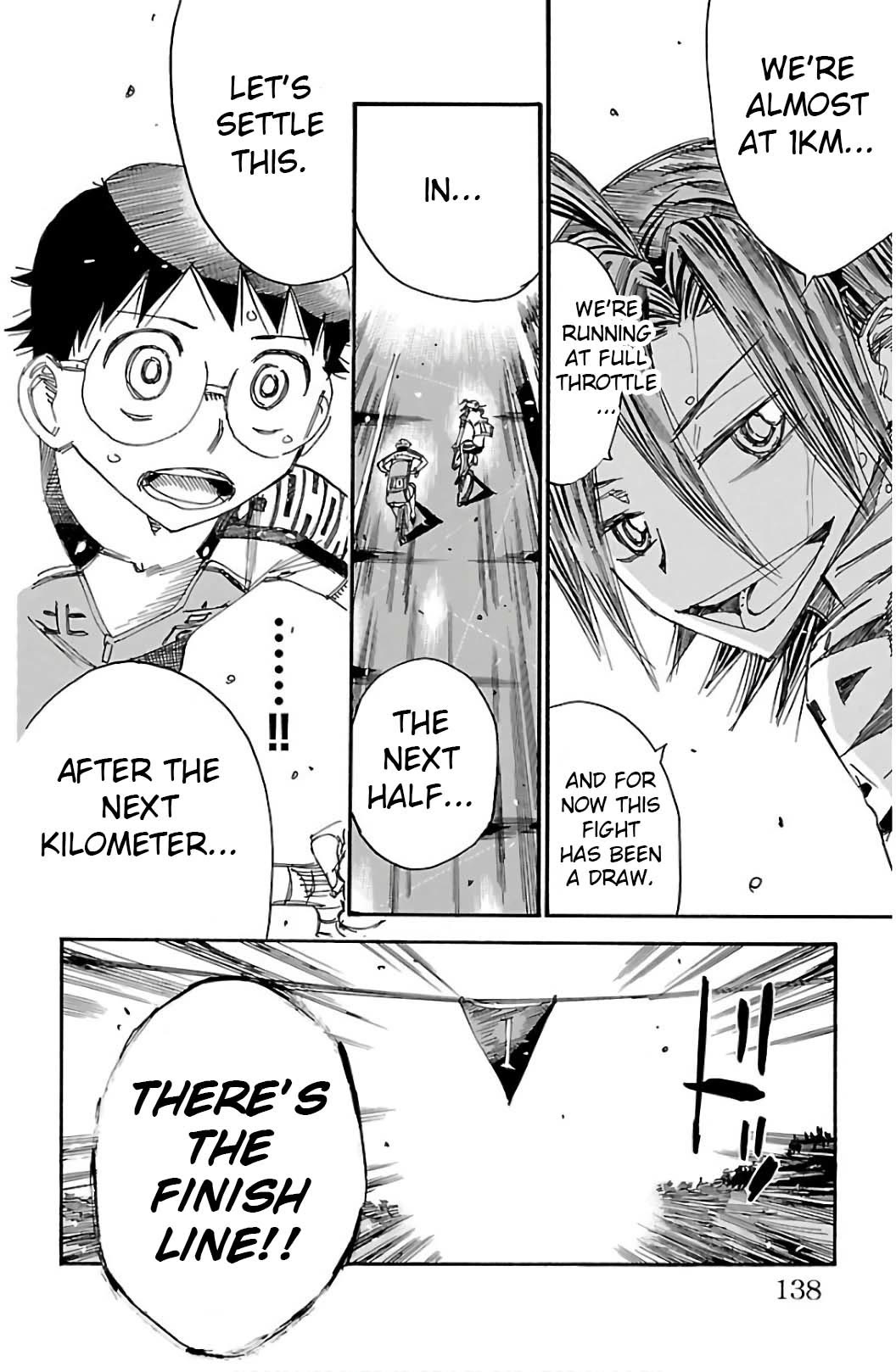 Yowamushi Pedal Chapter 525 page 14 - Chapter 525: Humming