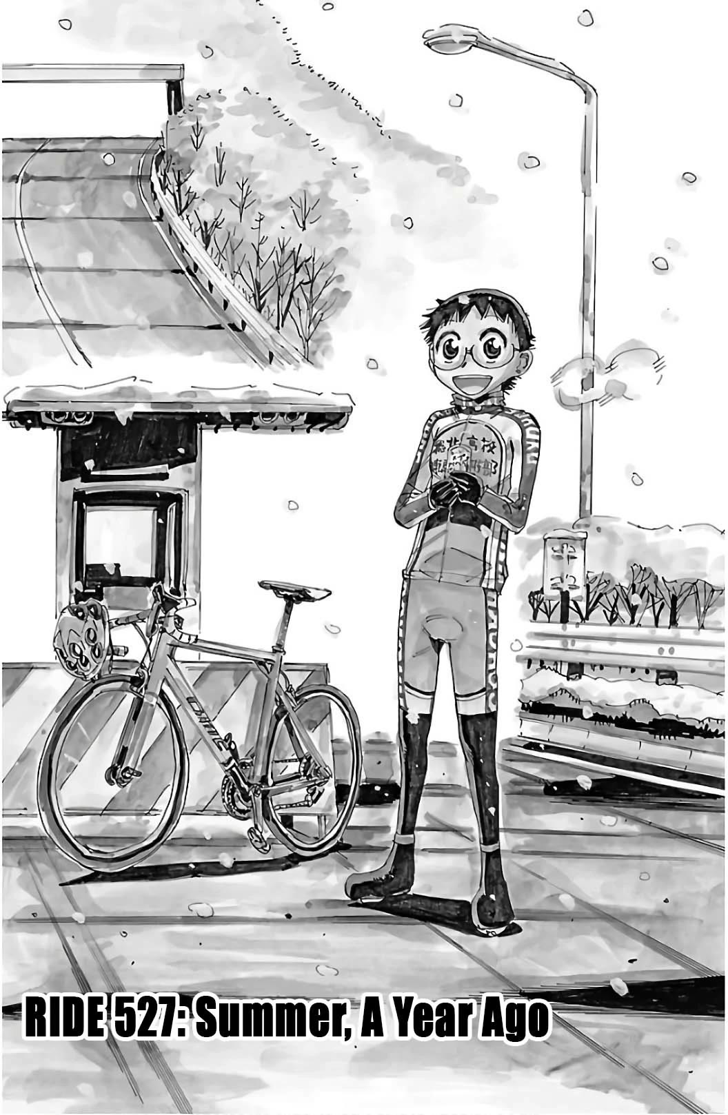 Yowamushi Pedal Chapter 527 page 1 - Chapter 527: Summer, A Year Ago
