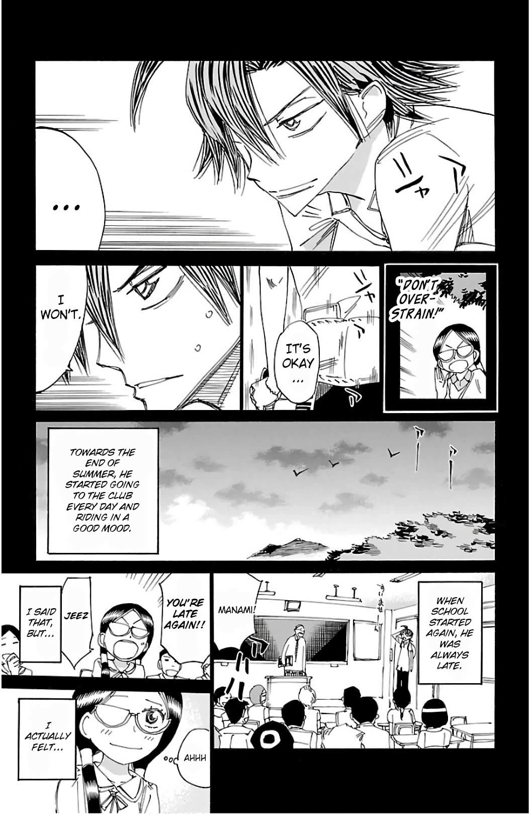 Yowamushi Pedal Chapter 527 page 18 - Chapter 527: Summer, A Year Ago