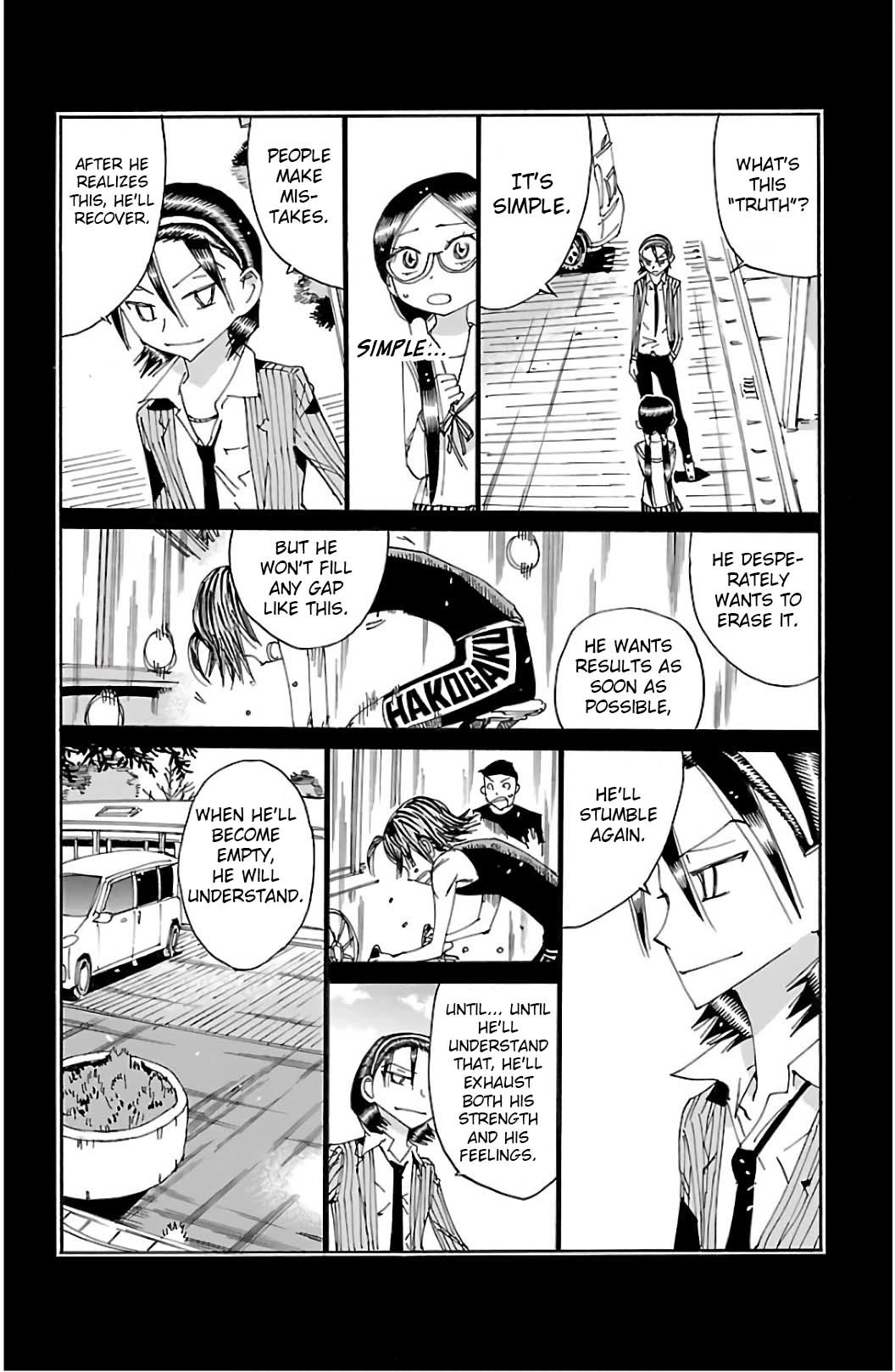 Yowamushi Pedal Chapter 528 page 13 - Chapter 528: What the Class Rep Listened To